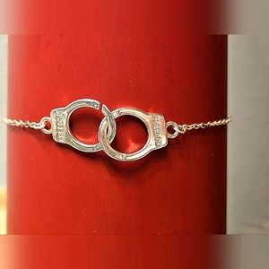 11" Large Silver Handcuff Freedom Anklet Stainless Steel Extender Ankle Bracelet
